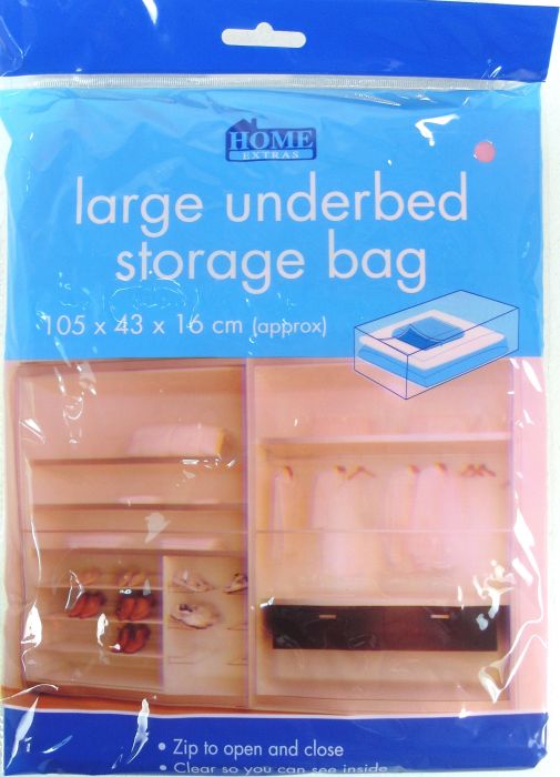 Home Extras Large Underbed Storage Bag