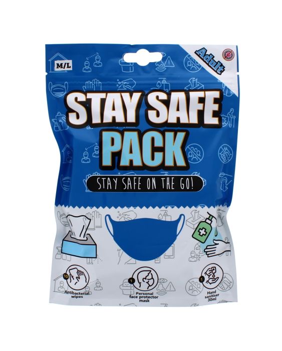 Stay Safe Pack Adult Royal Blue Design