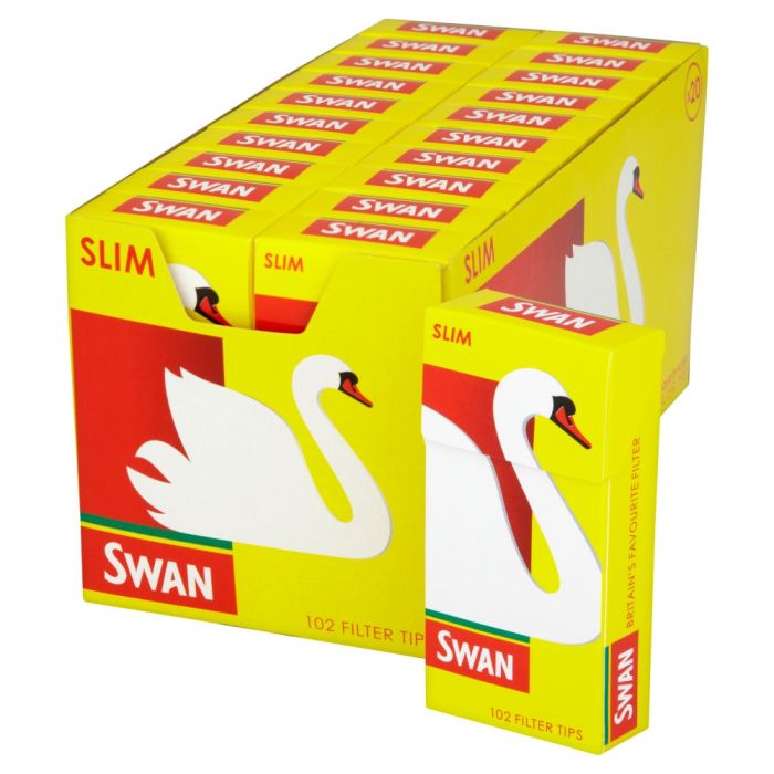 Swan Slim 102 Pre Cut Filter Tips 20 pack
