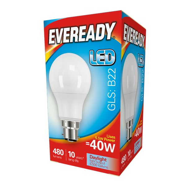 Eveready LED 40W GLS B22