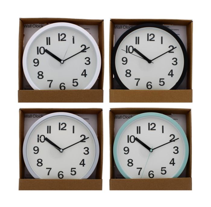Wall Clock Assorted Colours