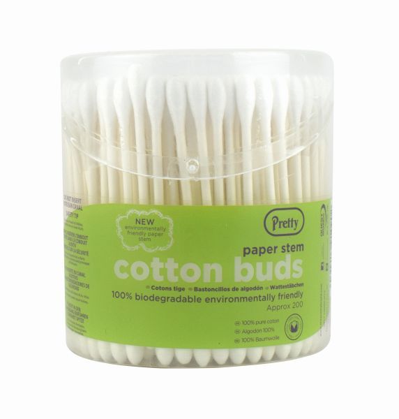 Pretty Paper Stem Cotton Buds 200 pack