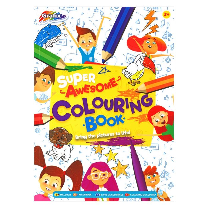 Grafix Colouring Book 72 Sheets