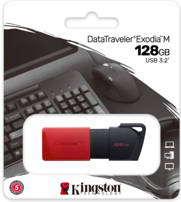 Kingston Data Traveler Exodia USB 3.2 Flash Drive 128GB