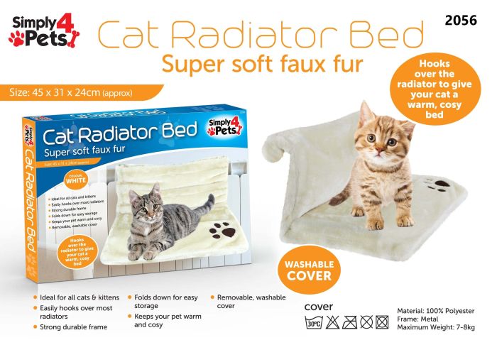 Simply 4 Pets Cat Radiator Bed Super Soft