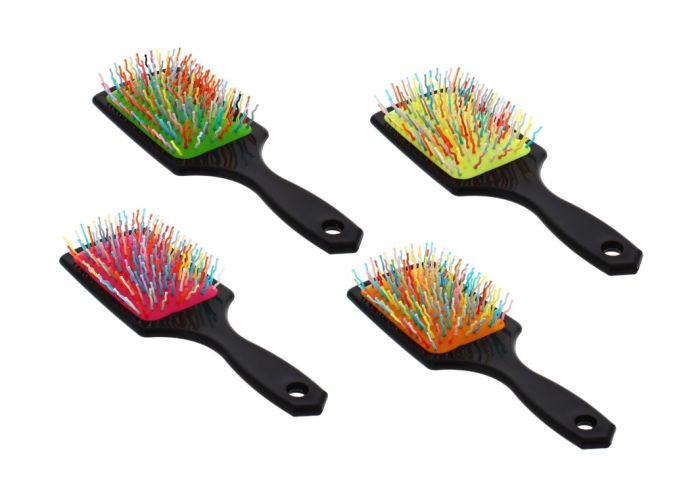 Rainbow Hair Brush - Assorted Colours