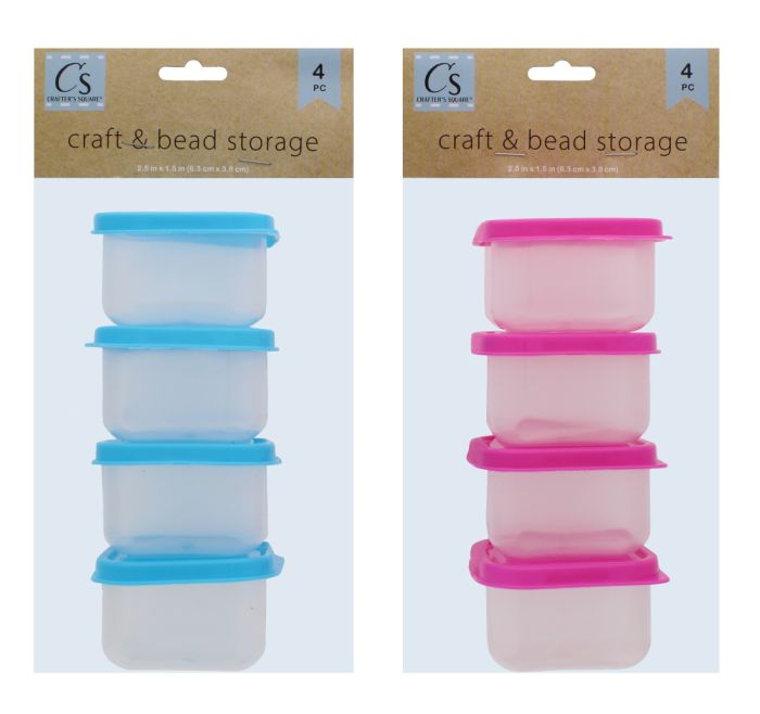 Craft & Bead Storage 4 pc