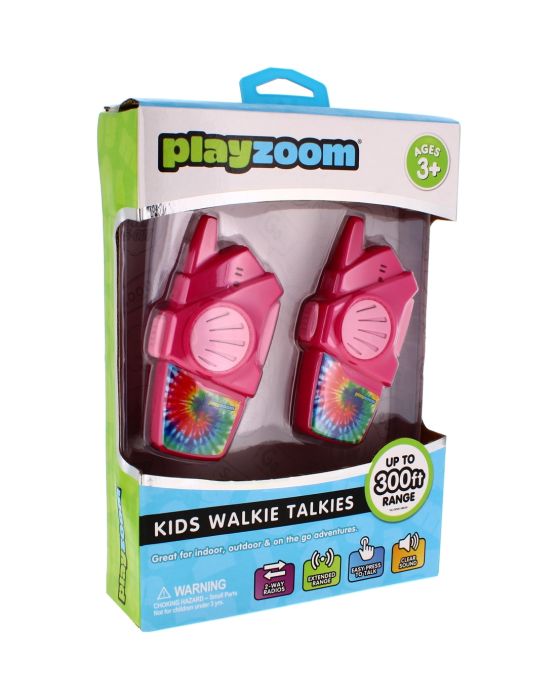 Playzoom Kids Walkie Talkie Pink 2 pack
