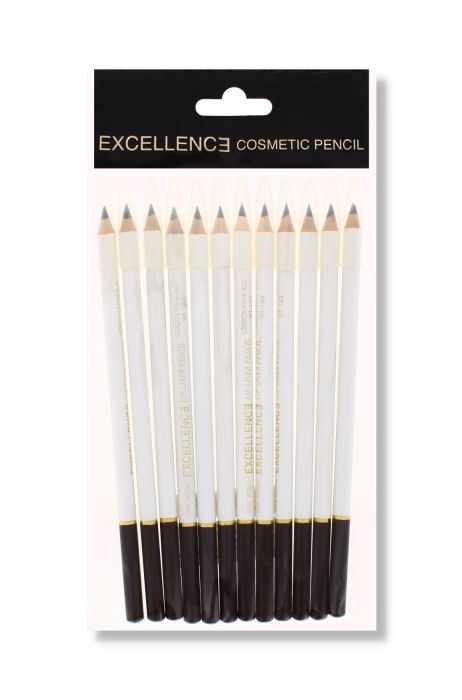 Excellence Lip Liner Pencil Dark Brown 12 pack