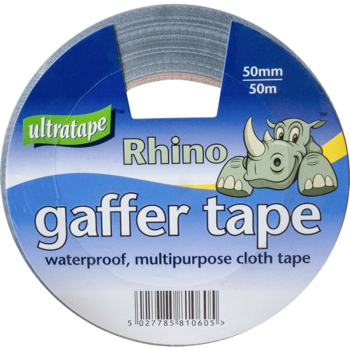 Ultratape Rhino Gaffer Tape Silver 50mm x 50m
