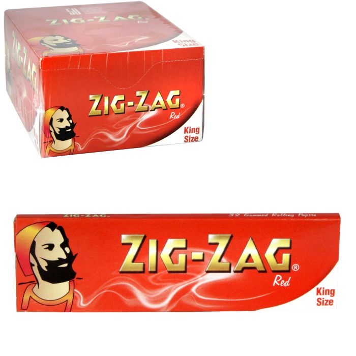 Zig Zag Cigarette Papers King Size Red