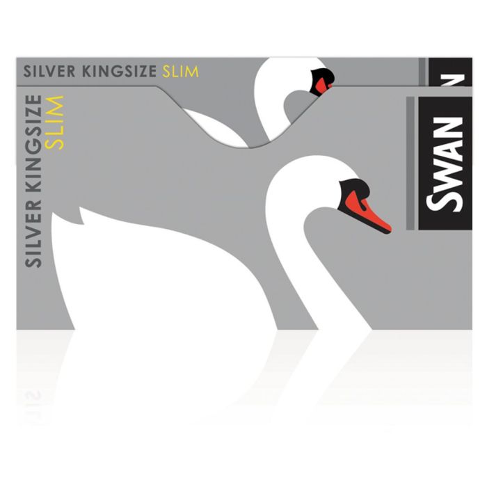 Swan Silver Kingsize Slim Rolling Paper x50