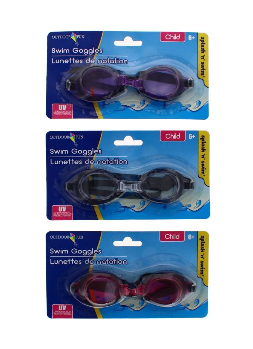 Splash N Swim Child Swim Goggles 6+ - Assorted
