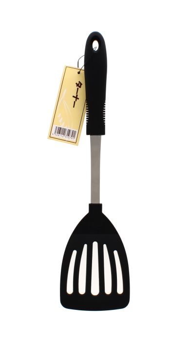 Black & Silver Stainless Steel Cooking Spatula