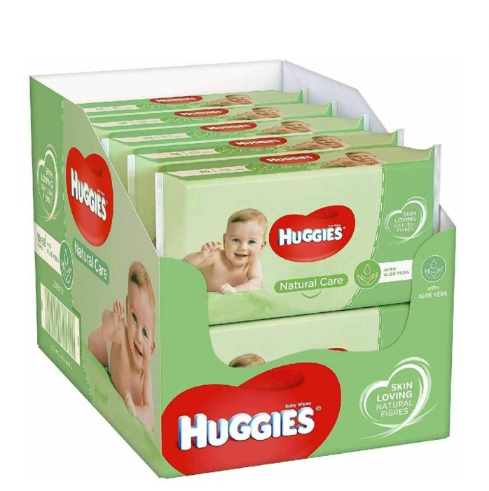 Huggies Wipes Natural Care with Aloe Vera 10 pack