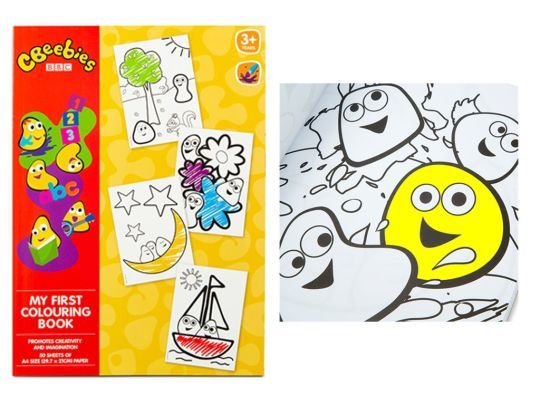 Cbeebies Activity Pack  Colouring Book 50 Sheets 