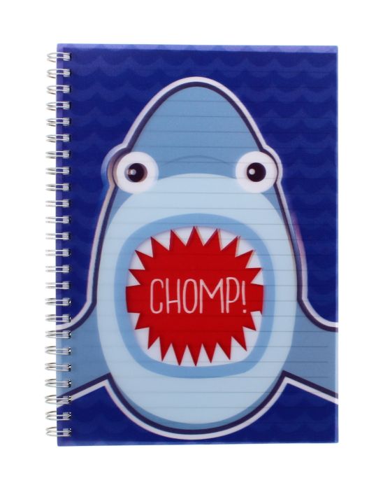 A5 Notebook 3D Holographic Shark
