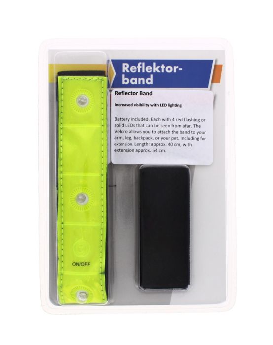 Reflective LED Band With Battery