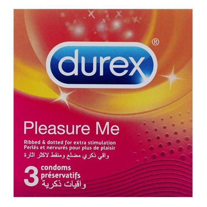 Durex Pleasure Me Condoms Pack of 3 x 12 - Expiry 11/2026