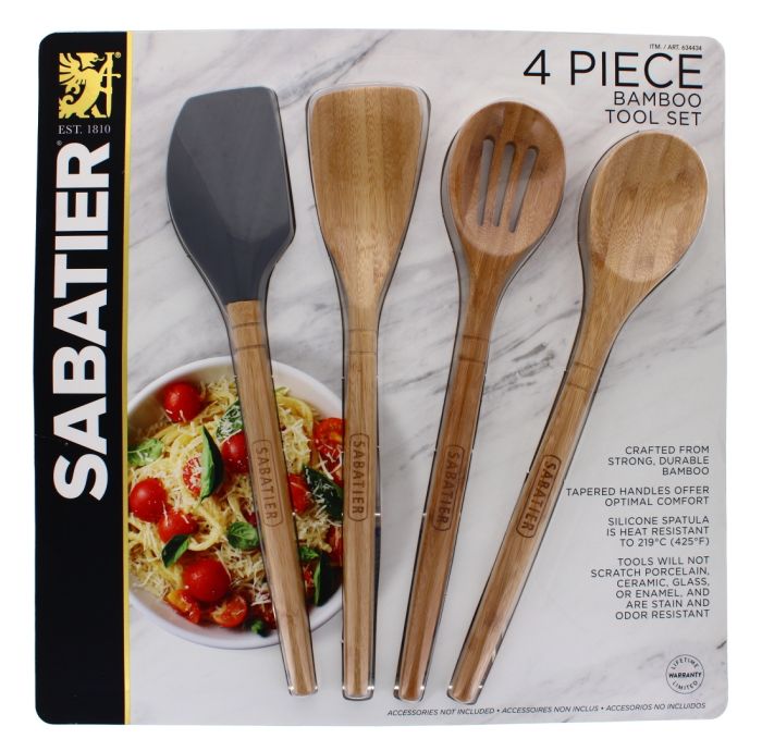 Sabatier Bamboo Tool Set 4 pieces