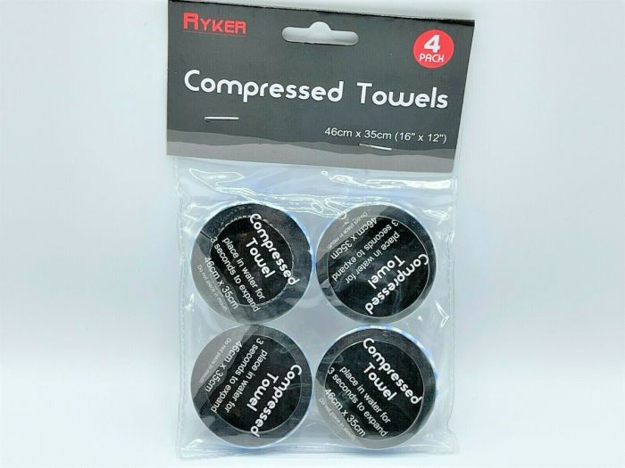 Reker Compressed Towels 4 pack