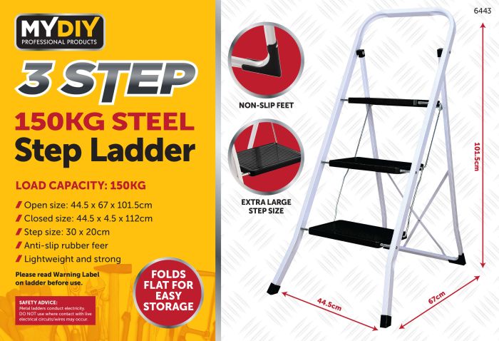 MYDIY 3 Step Ladder