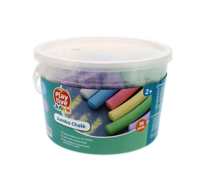 Jumbo Chalk in Tub 36 pack