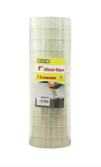 GSD Clear Tape 12 pack