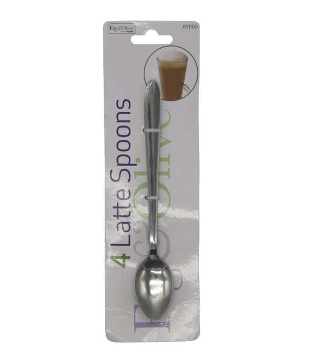 Fig & olive Latte Spoons 4 pc