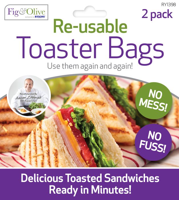 Re-Usable Toaster Bags 2 Pack