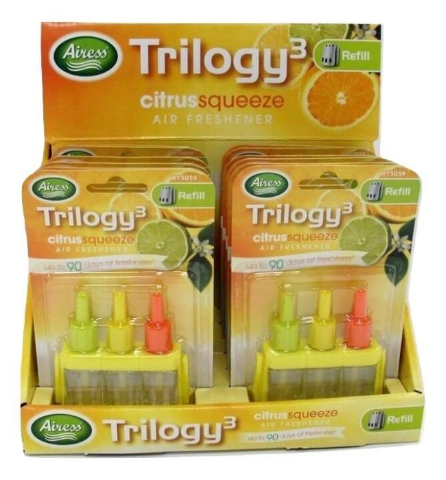 Airess Trilogy 3 Air Freshener Citrus Squeeze