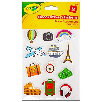 Crayola Decorative Stickers Travel Assortment