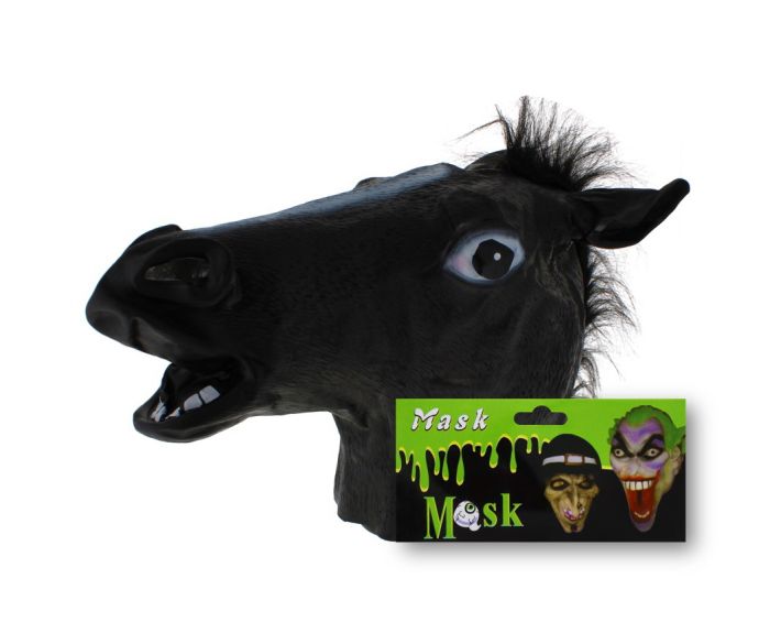 Horse Animal Rubber Head Mask