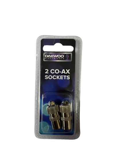 Daewoo Co-Ax Sockets 2 pack