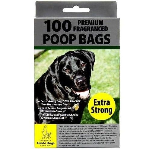 Tidy Z Poop Bags Fragranced Extra Strong 100 pc