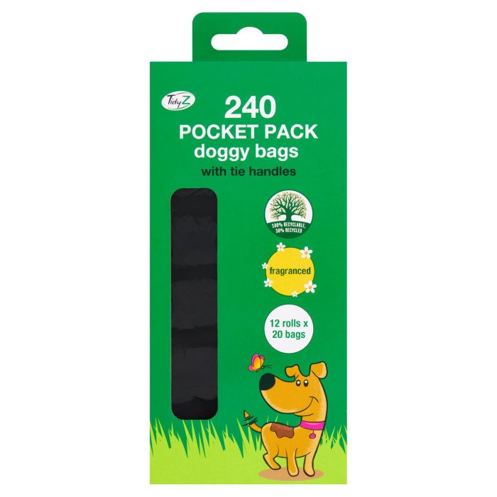 TidyZ Pocket Pack Doggy Bags 240 pack