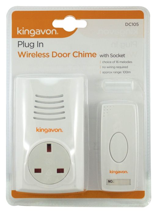 Kingavon Plug In Wireless Door Chime