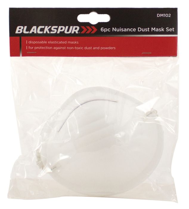 Blackspur Nuisance Dust Mask Set 6 pcs