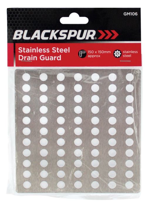 Blackspur Stainless Steel Drain Guard 150x155mm