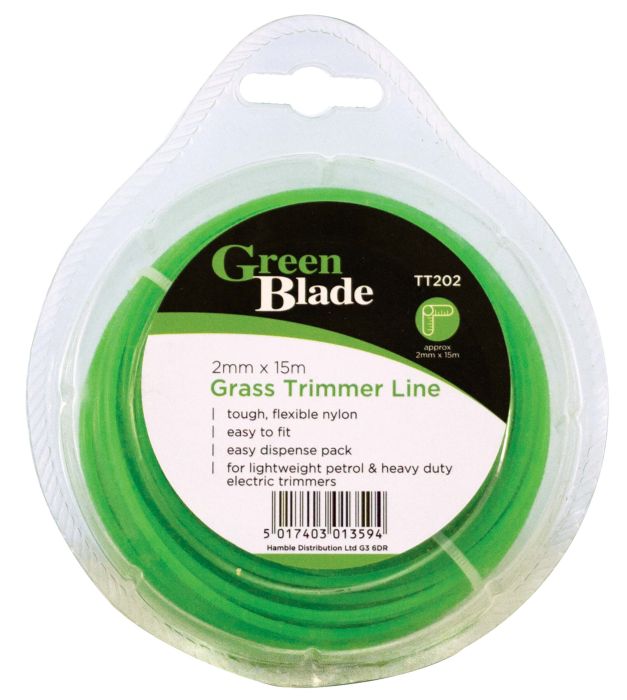 Green Blade Grass Trimmer Line 2mm x 15m