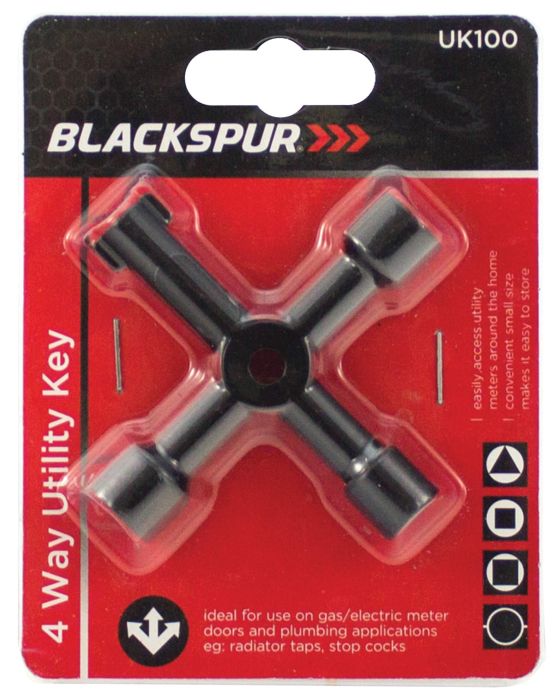 Blackspur 4 Way Utility Key