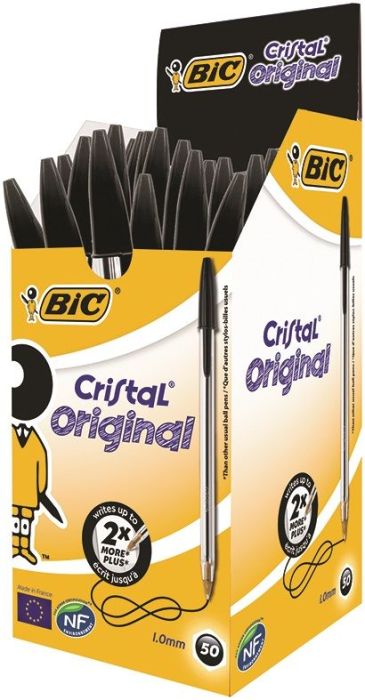 Bic Pens Black 50x1.0mm