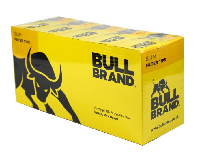 Bull Brand Slim Filter Tips - 10 pack