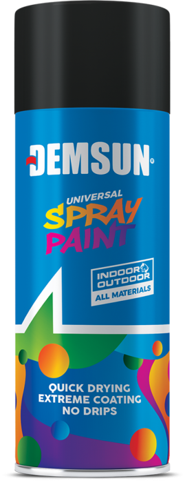 Demsun Spray Paint Glossy Black 200ml