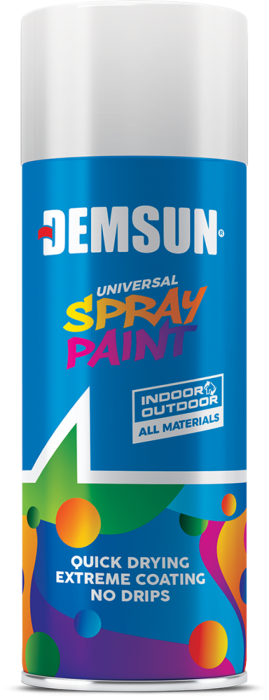 Demsun Spray Paint Glossy White 400ml