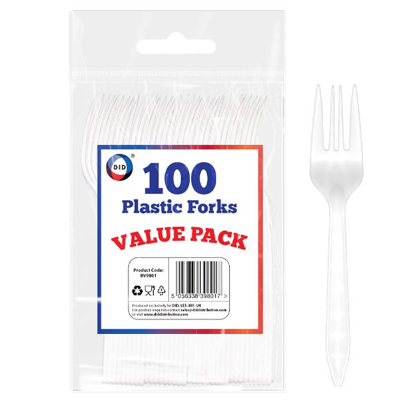 DID Plastic Forks 100 pack