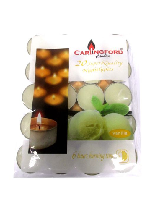 Carlingford Candles Vanilla 20 pack