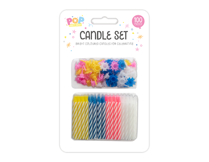 POP Party Candle Set 100 pack