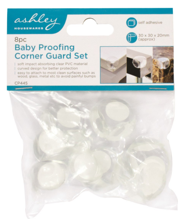 Ashley Baby Proofing Corner Guard Set 8 pack