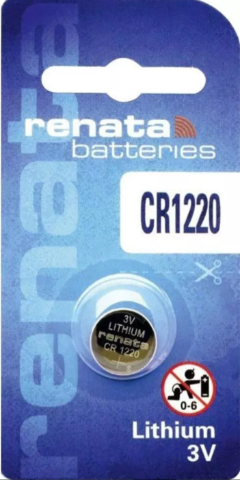 Renata Lithium CR1220 Battery 3V 1 pack